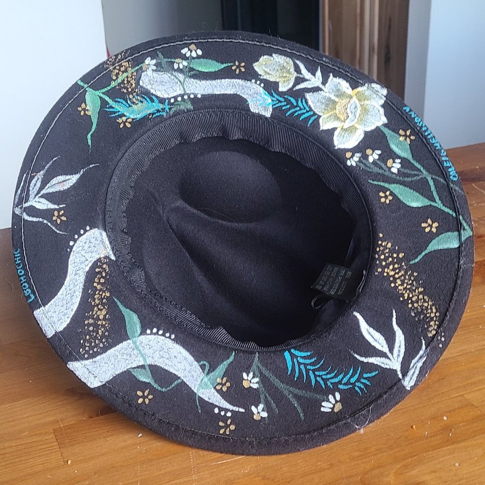 L'Boho Chic Custom Hand Painted Hat